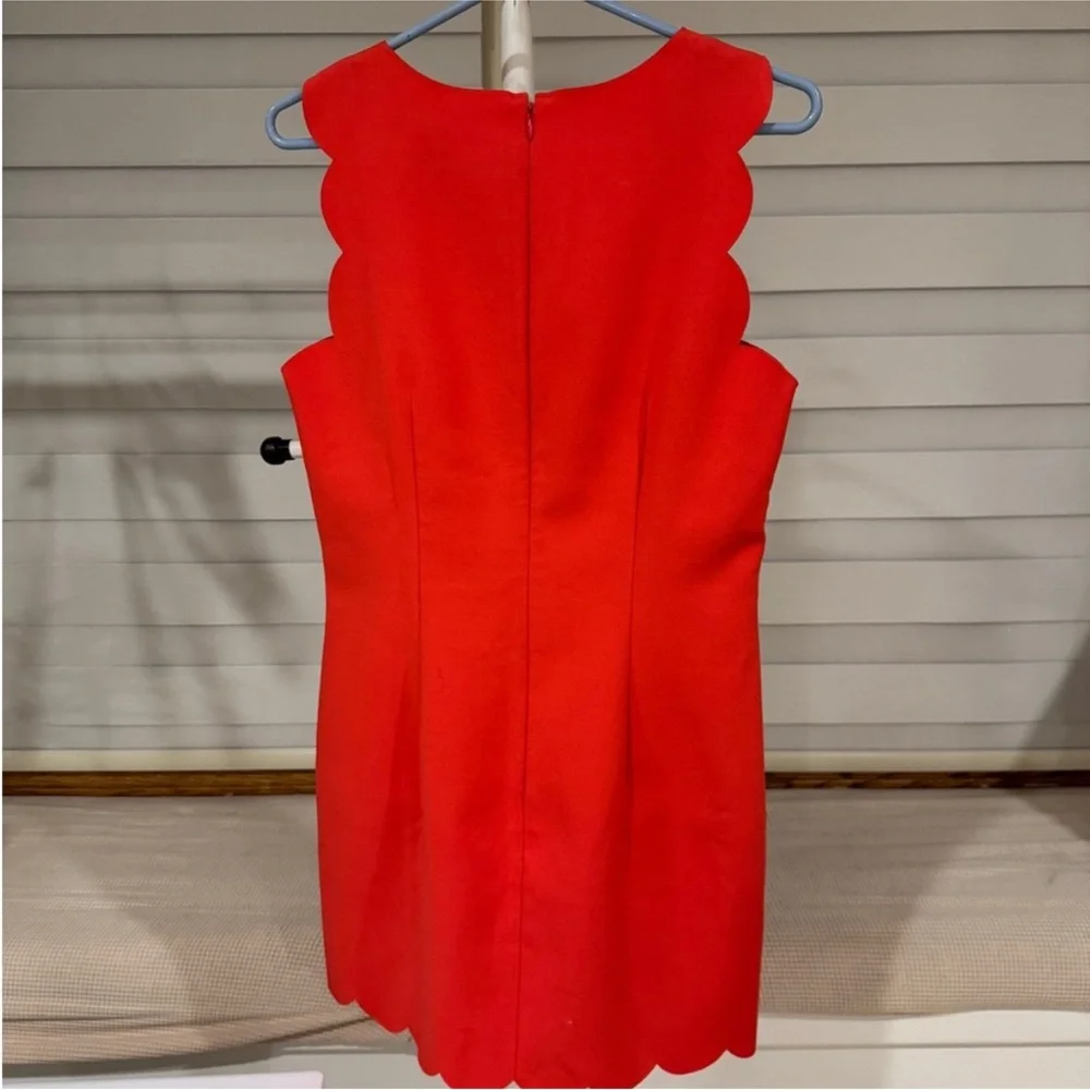 J. Crew Scalloped Sheath dress sz 6 - Picture 4 of 7